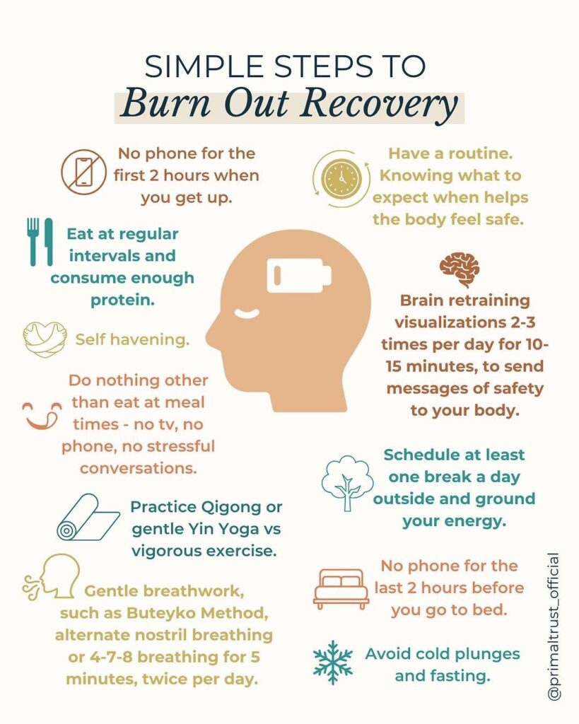 burnout recovery strategies for healing