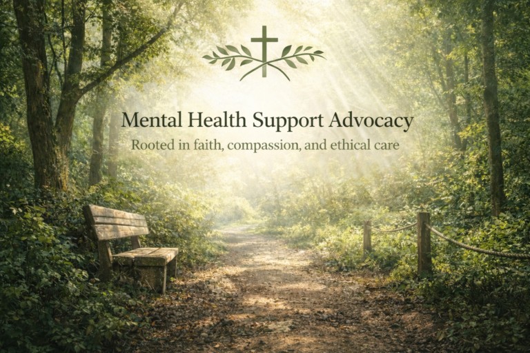 Mental Health Support Advocacy rooted in faith and compassion