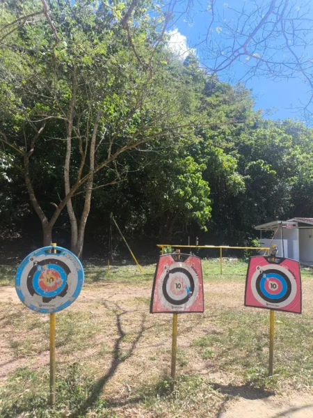Archery range activity at Marilaque Camp Tanay Rizal